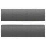 thumbnail of vidaXL 2-Sitzer-Sofa mit Zierkissen Dunkelgrau 140 cm Stoff