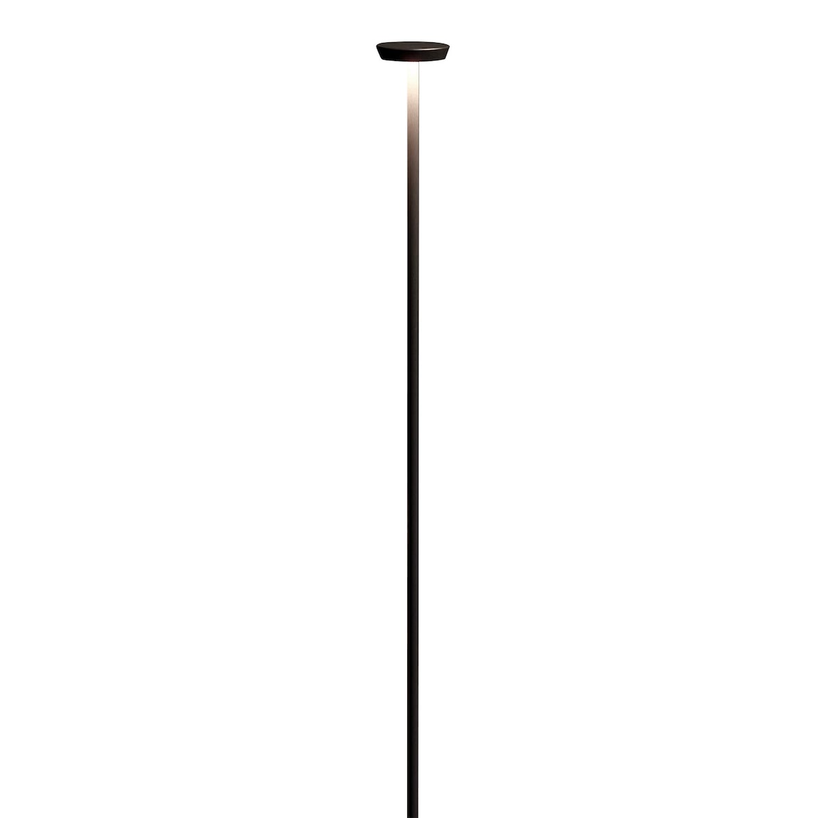 Lumisky Poste de luz solar PIN MIDI, 148 cm de altura Alumínio Preto