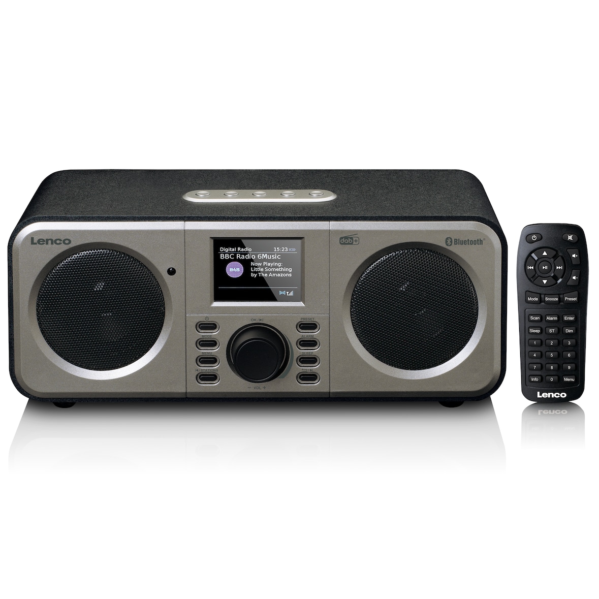 Lenco DAR-030BK - Stereo DAB+ FM-Radio mit Bluetooth® - Schwarz