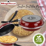 thumbnail of Magefesa Praga Sartén Doble Tortilla Patatas 20 cm, Inducción, Antiadherente, sin PFOA, Lavavajillas, Rojo