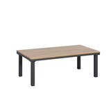 thumbnail of METRO Professional Set di divani da 4 pezzi, acciaio / alluminio, 1 tavolo, 2 poltrone, 1 divano a 2 posti, con cuscini, nero / marrone