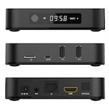 thumbnail of Tv Box Android UHD Quad Core 2.0 Ghz Affichage LED 4K Support Wifi SD Noir YONIS