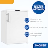 thumbnail of Exquisit Kühlschrank ohne Gefrierfach, 134 Liter, Schnellkühlen, Alarmfunktion, Vollraumkühlschrank 55 cm Breite, KS516-V-HE-011D weiss