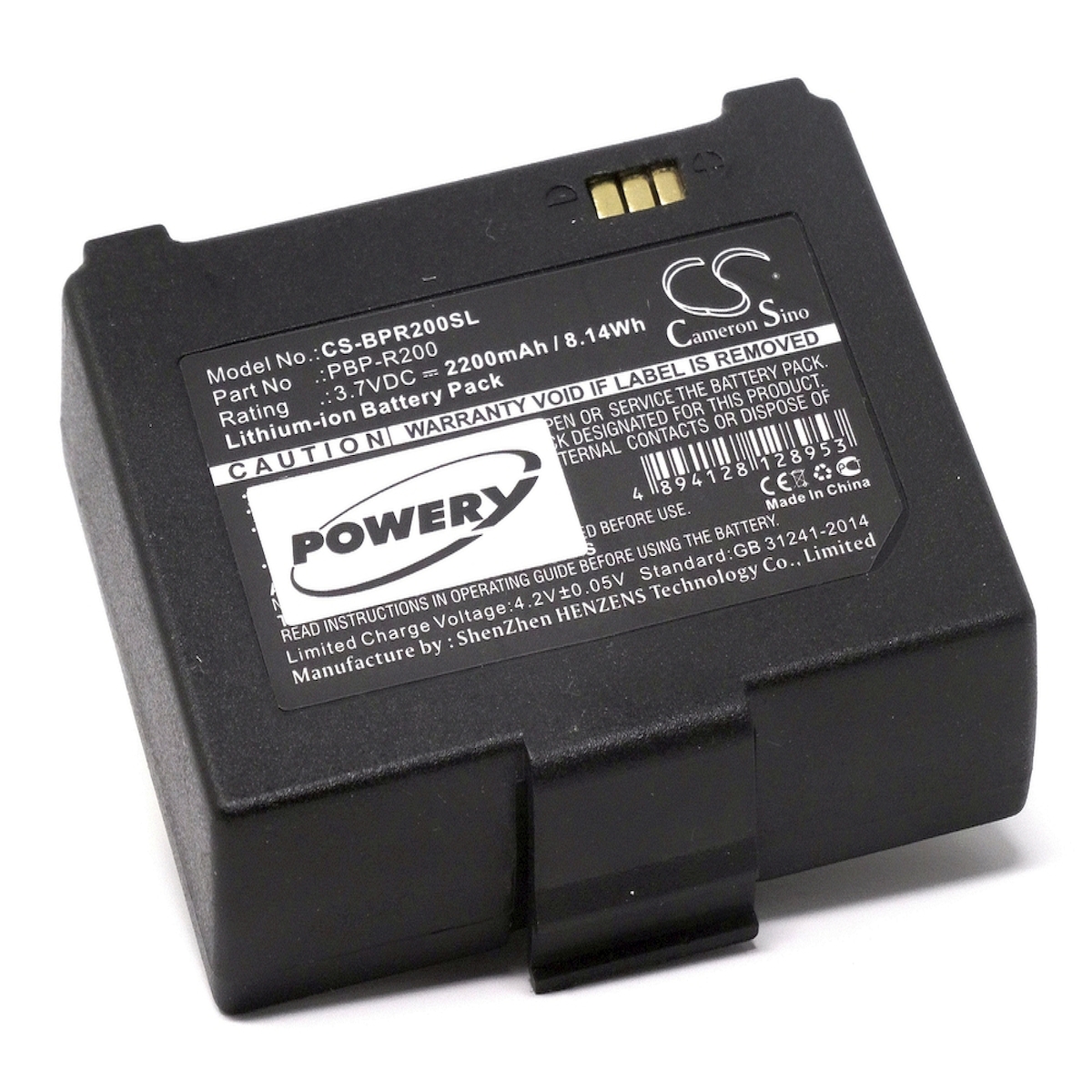 Powery Akku für Drucker Bixolon Typ PBP-R200 (3,7V Version)