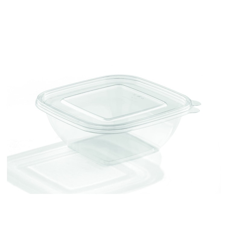 MONOUSO - Tigela de Plastico PET 1000ml 190x190x50mm (300 Uds)