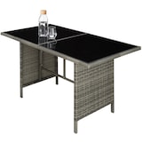 thumbnail of tectake Conjunto de ratán Barletta  gris/beige - 404397