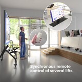 thumbnail of ONKRON Soporte Pantalla Ordenador para Monitores de 16 a 24", Elevador Eléctrico hasta 15 kg, VESA 75x75 y 100x100 mm, NWSSC24 Negro