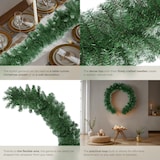 thumbnail of tectake Guirlande touches de blanc 2,7m - vert - 403317