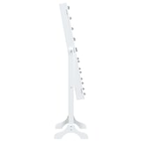 thumbnail of vidaXL Spiegel vrijstaand met LED's 34x37x146 cm wit