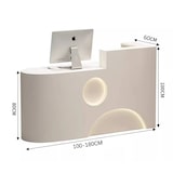thumbnail of 【H Paopao 100cm】kassen Furnishing Store Kassierer Kleine Theke Ladentheke Empfangstheke Rezeption Empfangstisch Rechts 100*50cm
