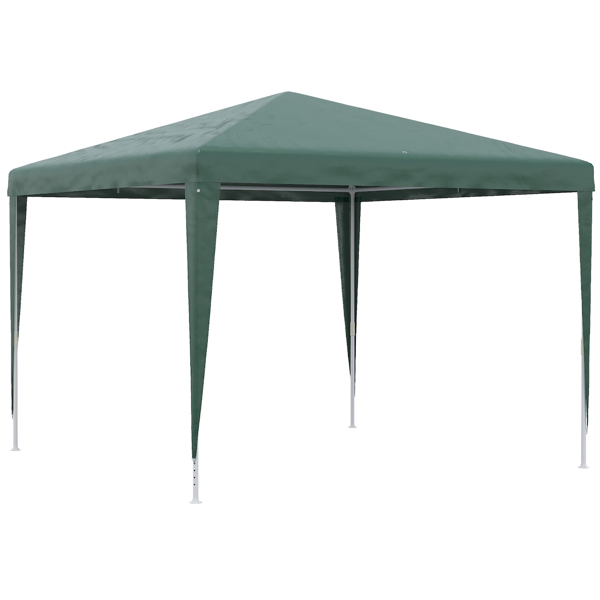 Outsunny Gazebo da Giardino 3x3m Pieghevole e Portatile Anti UV Verde
