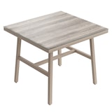 thumbnail of Merax tuin loungeset voor 6-8 personen, hoekbank met fauteuil, bank en tafel, dik gevlochten touw, verzinkt ijzer, beige