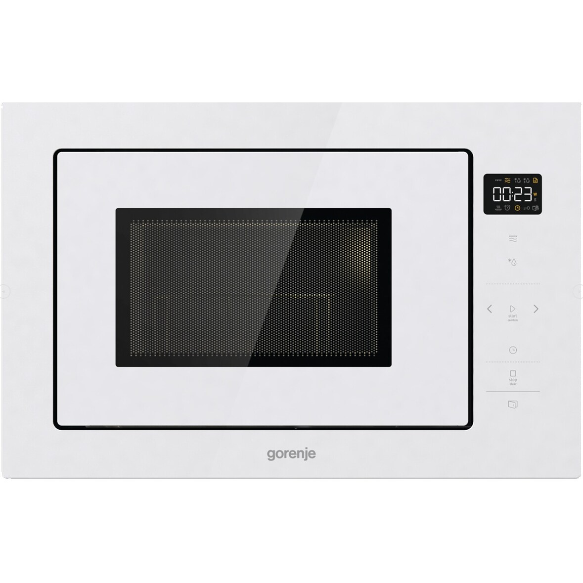 Gorenje BM251SG2WG Mikrowelle mit Grill 25 L Einbaumikrowelle weiß