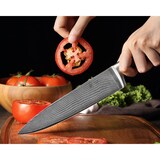 thumbnail of Wakoli Edib 6er Damastmesserset I 8 - 20,5cm Klinge I Pakkaholz