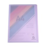thumbnail of Exacompta - Réf. 88270E - Carton de 20 Protège-documents en polypropylène semi rigide Chromaline Pastel 40 vues - A4 - Couleurs assorties