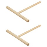 thumbnail of 2er Crepesverteiler aus Holz Crepes Verteiler Teigverteiler Buchenholz 20 cm