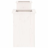 thumbnail of vidaXL Gartenbank mit Pflanzkübeln Weiß 184,5x39,5x56,5 cm Kiefernholz