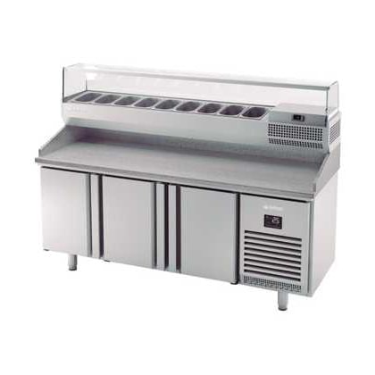 Pizzas Frigoríficas de Mesa com Expositor de Ingredientes MPG Infrico