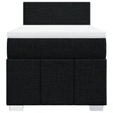 thumbnail of vidaXL Boxspringbett mit Matratze Schwarz 80x200 cm Stoff