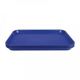 thumbnail of Olympia Kristallon Polypropylen Fast Food Tablett Blau Groß 450mm