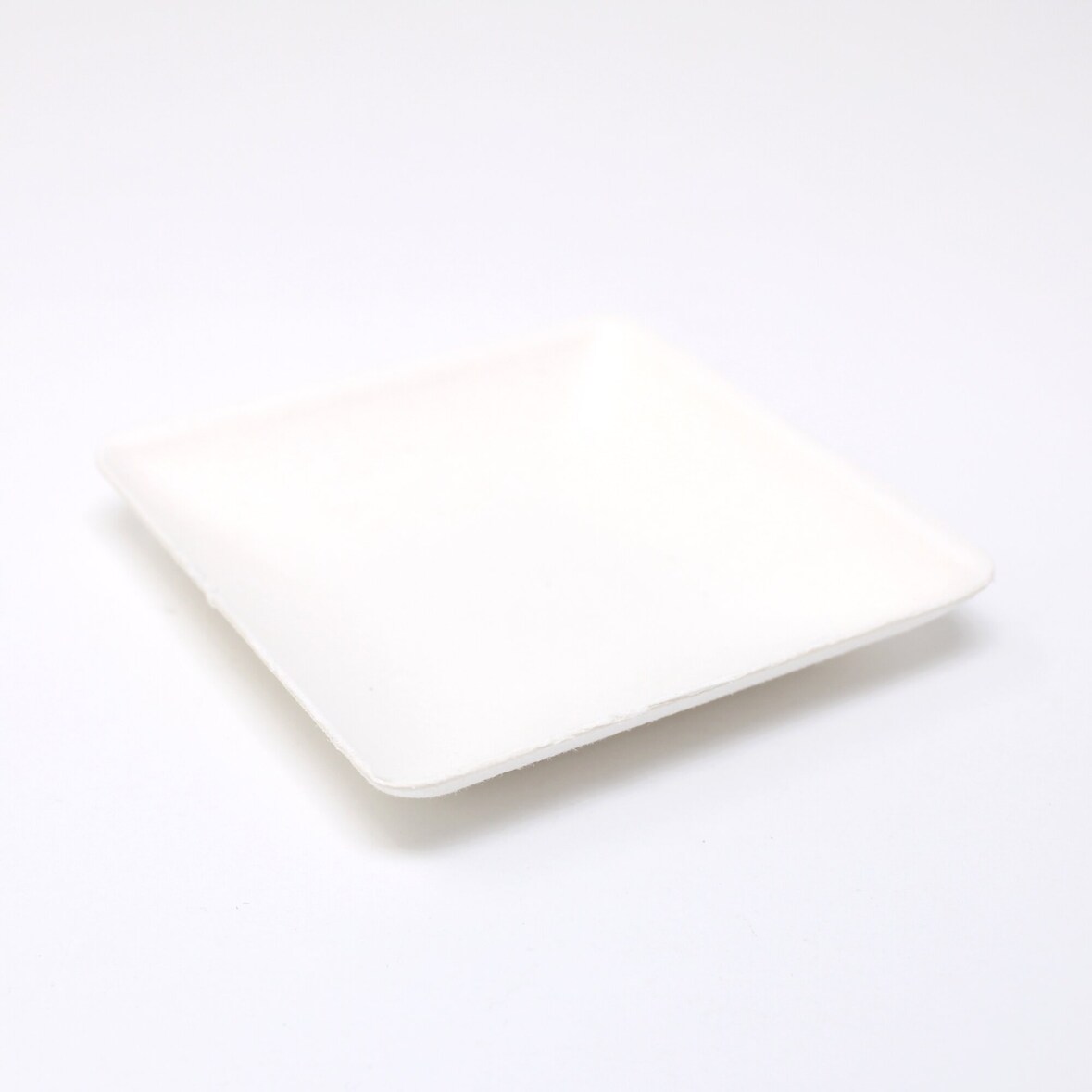 Fingerfoodartikel Zuckerrohr Quadrat kompostierbar Mikrowellen-geeignet  1000 Stück