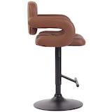 thumbnail of Barhocker Dublin Kunstleder cognac/schwarz