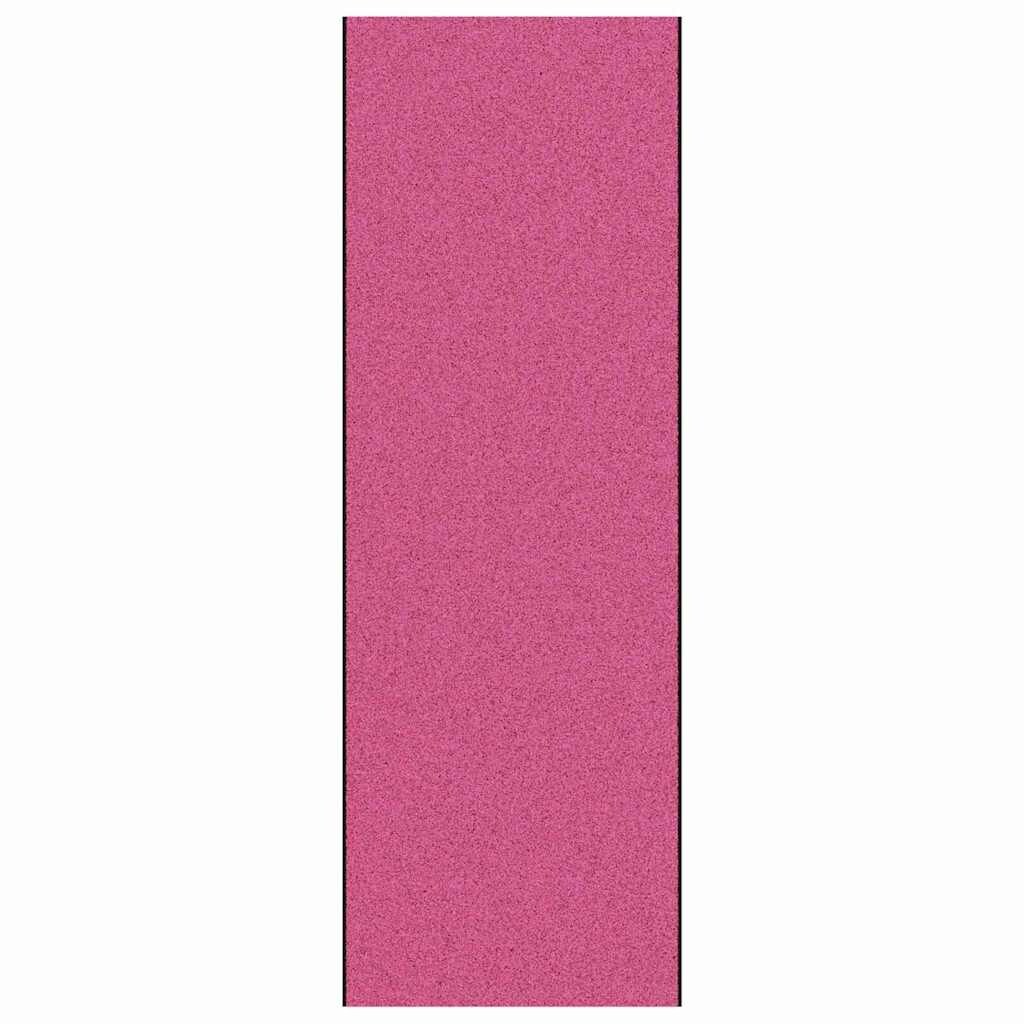 vidaXL Deurmat Anders Roze en Zwart 120 x 350 cm Polyamide en PVC