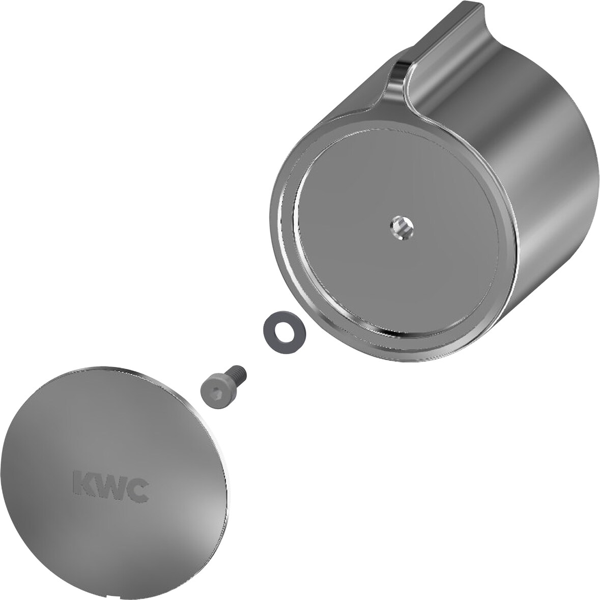 KWC Temperaturwahlgriff, F5, Metall, 2030047082
