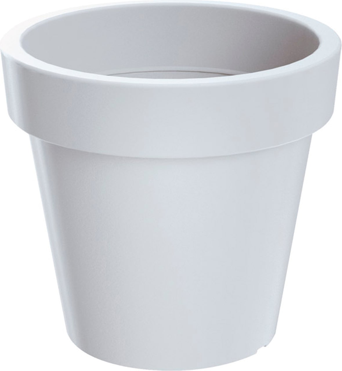 Prosperplast - Lofly Kunststofftopf in Weiß 47,6 x 47,6 x 42,5 cm
