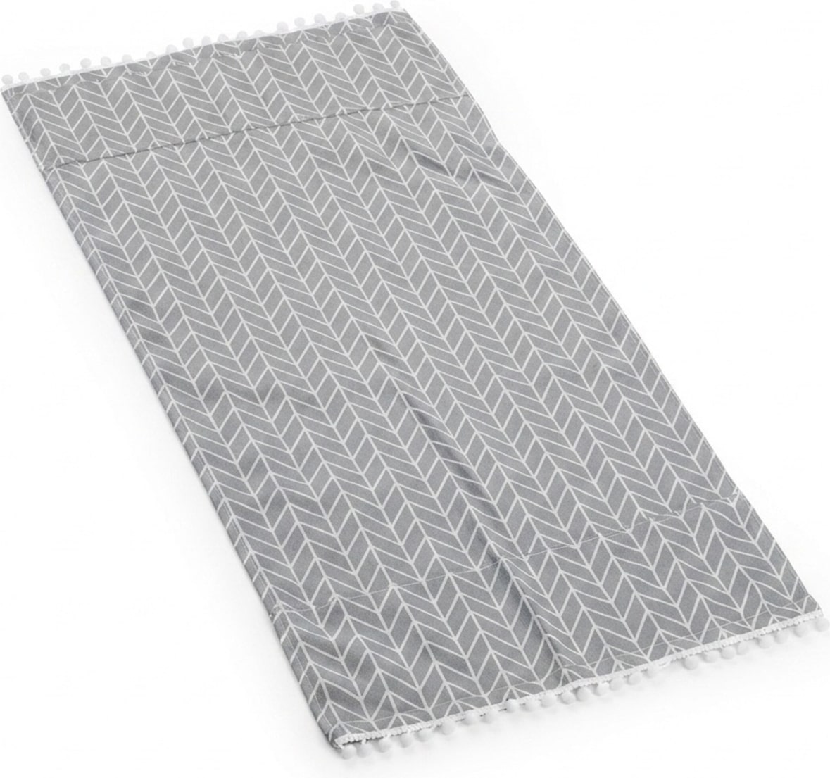 Relaxdays Waschmaschinenauflage mit Taschen, Polyester, Abdeckung für Waschmaschine, Trockner, Kühlschrank, grau/creme