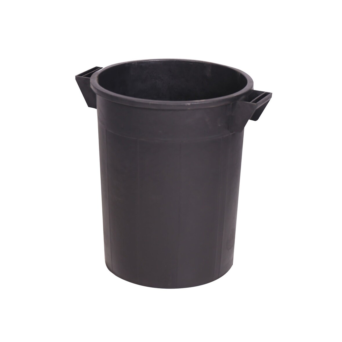 Bidone in plastica per spazzatura con manici Nero - 75 Lt. - Ø44 cm. - H63 cm.