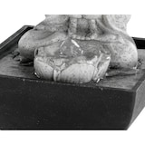 thumbnail of Buddha Brunnen mit LED Beleuchtung 13x18cm Keramik Zimmerbrunnen Tischbrunnen Wasserbrunnen Dekoration Wohnzimmer Balkon Terrasse Grau Schwarz