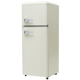 thumbnail of Merax Retro Mini Kühlschrank mit Gefrierfach, 92L, 2 Türen, 105,5 cm, kompakt für Single, Büro & Hotel Minibar, LED, 116 kWh/Jahr, Weiß