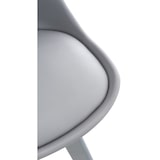 thumbnail of 4er Set Esszimmerstuhl Linares grau/grau/Kunststoff