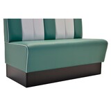 thumbnail of Americano Retro Eckbank | 164x164 cm | Dinerbank Set Türkis & Weiß | Gastro Sitzbank mit Ecke