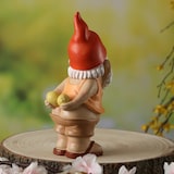 thumbnail of Gartenzwerg mit Zitronen Lustige Gartenfigur Gartendeko Gartenwichtel 22,5cm