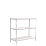 thumbnail of SimonRack Metallregal, 900x900x500 mm, 3 Ebenen, Metallboden, 180 kg Biegepunkt, Weiss - Simonclick