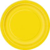 thumbnail of 8 runde Teller gelb