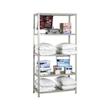 thumbnail of PROREGAL Schraubregal PANDA | HxBxT 180x80x50cm | Fachlast 100kg | Grau | Regal Standregal Aufbewahrungsregal