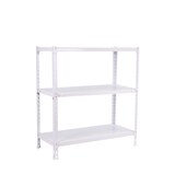 thumbnail of SimonRack Estanterias Almacenaje, 90x80x40 cm, Estanteria Metalica, 3 Alturas, 70 kg de Punto Flexión, Acero Galvanizado, Blanco - Ecoclick