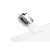 thumbnail of Durable Namensschild 60x90mm tr 5St mit Clip in SB Verpackung