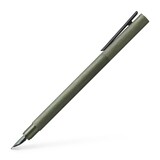 thumbnail of Faber Castell Füller Neo Slim Aluminium olivgrün Feder EF