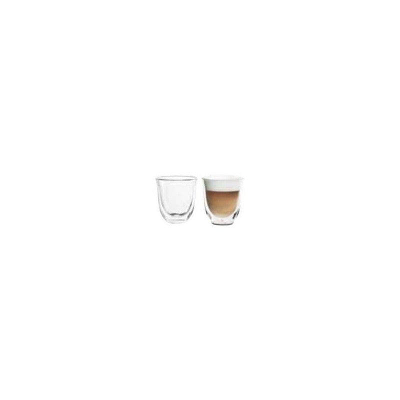 De’Longhi 5513214601 Vaso de café transparente 2 pieza(s) 190 ml