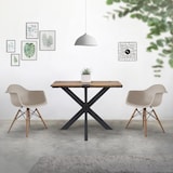 thumbnail of Tischbeine X-Design 85x71x85 cm schwarz aus Metall