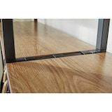 thumbnail of Möbilia Regal schmal mit 6 Böden | MDF furniert | Gestell Metall | B 42,5 x T 30 x H 210 cm | natur-schwarz | 12020045 | Serie REGAL