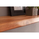 thumbnail of FineBuy Wandregal Baumkante Akazie Holz Design Schweberegal Regal Massiv Natur