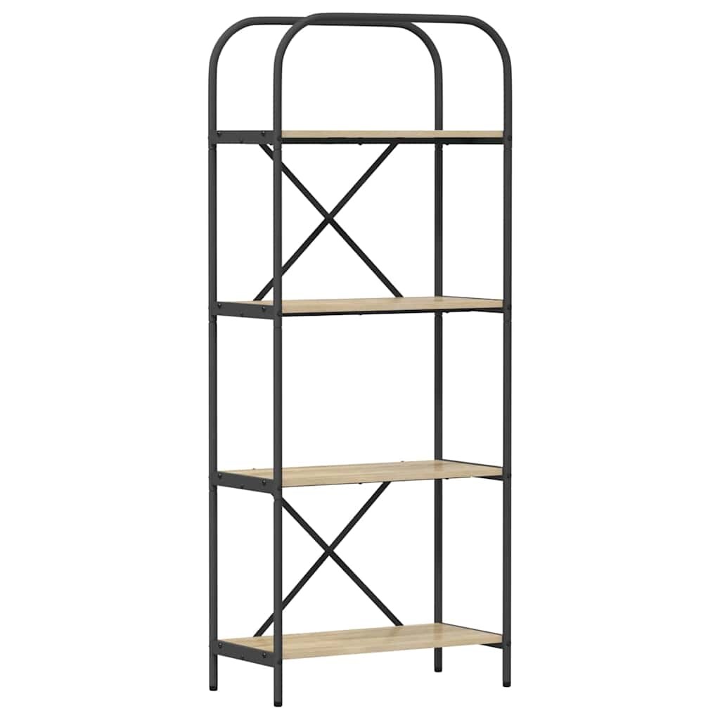 vidaXL Regal Sonoma Eiche 60 x 30 x 146 cm Holzwerkstoff