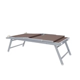 thumbnail of Coppia Di Lettini Prendisole Pieghevole Professionale in Alluminio e Tessuto Textilene Tettuccio Parasole Sdraio Mare Spiaggia 182x60x38 cm Tortora