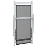 thumbnail of vidaXL Strandstühle 2 Stk. Klappbar Grau Aluminium und Textilene