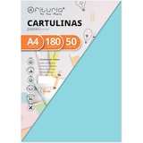 thumbnail of Pack 50 Azul Claro, Cartulina A4 180g, Colores para Manualidades, Diseños Creativos y Proyectos de Arte · Ofituria